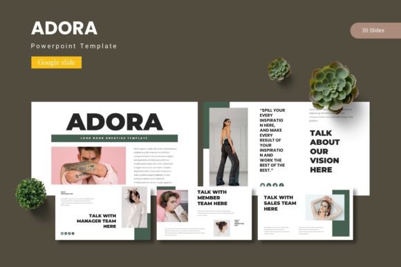 Adora - Google Slide Template: Elevate Your Presentations