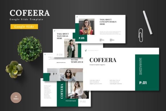 Cofeera - Google Slide Template for Polished Presentations