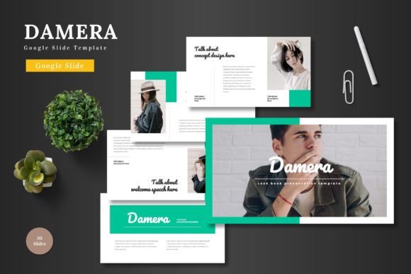 Damera Google Slide Template: Modern & Versatile Design