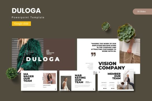 Duloga Google Slide Template: Modern Presentation Design