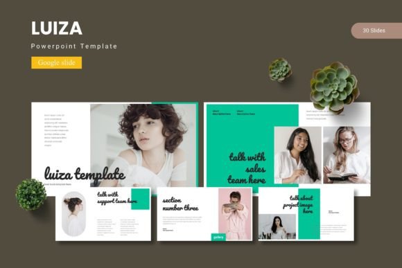 Luiza - Google Slide Template: A Creative Presentation Toolkit