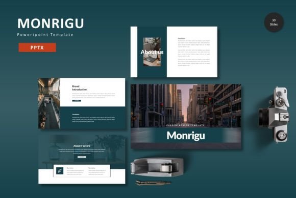 Monrigu - Powerpoint Template: Present Your Ideas with Clarity