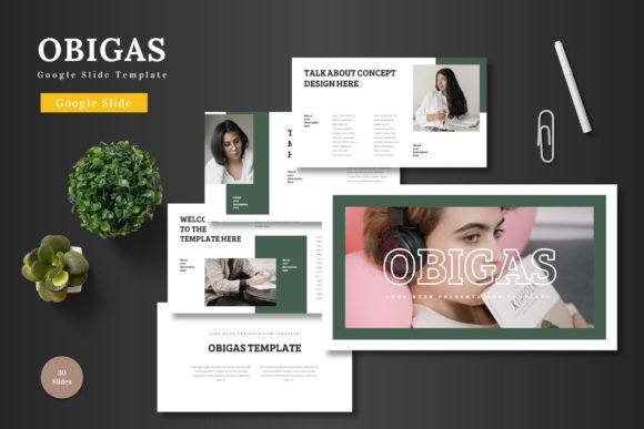 Obigas - Google Slide Template: A Modern Design Asset