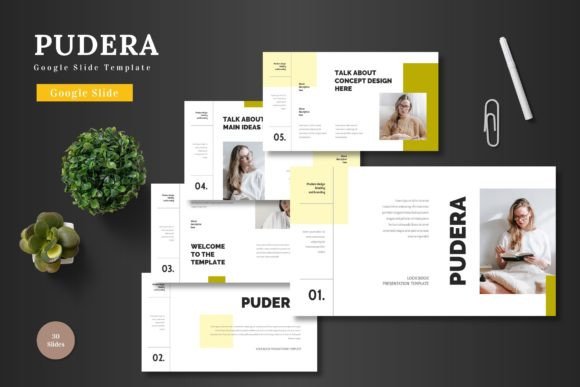 Pudera - Google Slide Template for Modern Design