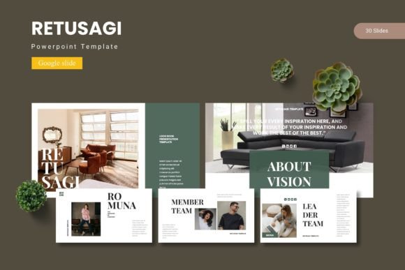 Retusagi - Google Slide Template: Elevate Your Presentations