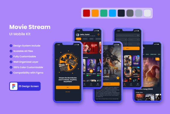 Streamline Your App Design with a Fitness App Mobile UI KIT